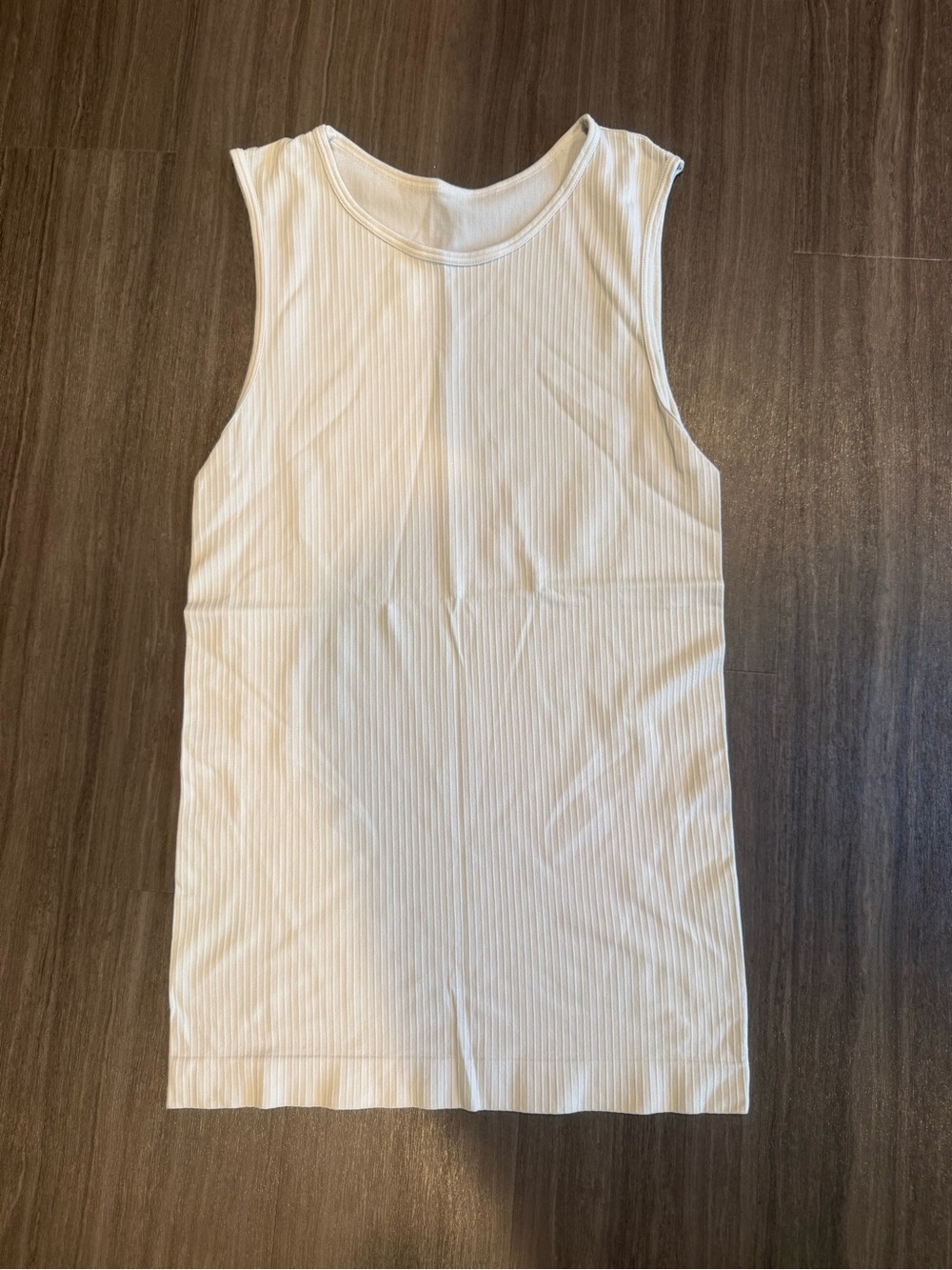 ZYIA ACTIVE Women’s Ribbed White Tank Top